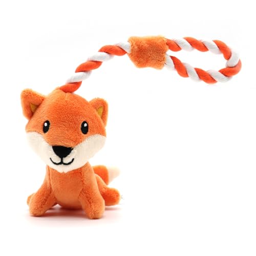 Croci Baby Tails Hundespielzeug im Fuchs-Stil für Welpen und kleine Hunde, 25 cm von Croci