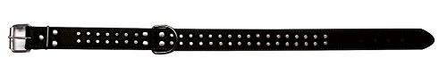 Croci C5061694 Doppelhalsband Enjoy mit Ziernieten, 50 X 2.0 cm, schwarz von Croci