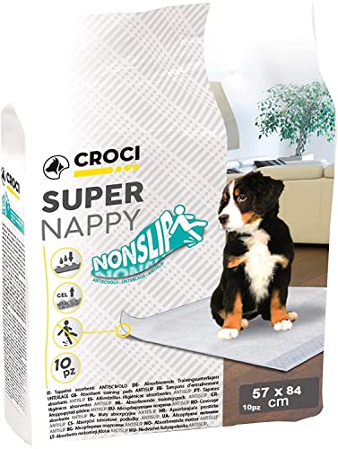 Croci C6020256 Saufähige Unterlage für Welpen Super Nappy, 90 x 60 cm von Croci