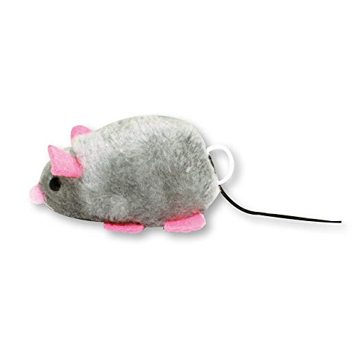 Croci C6098218 Katzenspielzeug ausziehbare Maus, 1 Stück (1er Pack) von Croci