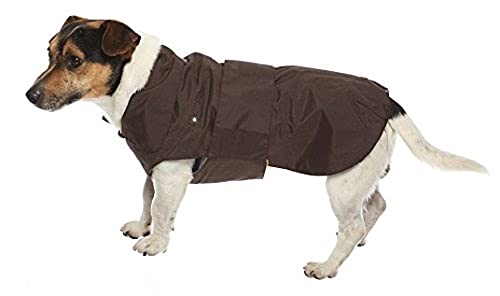 Croci Montreal - Hundemantel, Wintermantel, wasserdichte Jacke, Größe 40 cm, braun von Croci