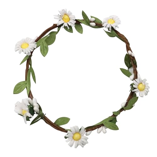 Croci Ceremony Blumenkranz für Hunde, Blumen für Hunde, Kranz für Haustiere, Blumenkranz für Hochzeit, M/18 cm von Croci