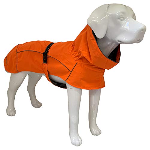 Croci Hiking Hundemantel, wasserdicht, für Hunde, Makalu, feuchtigkeitsregulierendes Futter, Farbe Orange, Größe 20 cm - 120 g von Croci