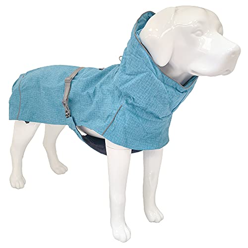 Croci Hiking Hundemantel, wasserdicht, Makalu, temperaturregulierendes Futter, Türkis, 60 cm von Croci