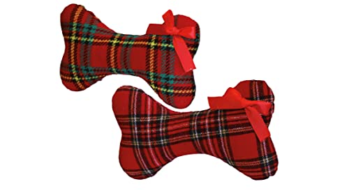 Croci Hundespiel Xmas Scottish Bows von Croci