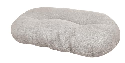 Croci Hydro Hundekissen, oval, wasserdicht, wasserabweisend, Stoff, waschbar, leicht zu reinigen, Beige, 102 x 67 cm von Croci