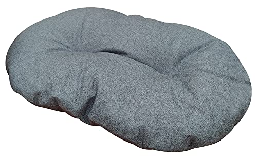 Croci Hydro Hundekissen, oval, wasserdicht, wasserabweisend, Stoff, waschbar, leicht zu reinigen, Blau, 69 x 45 cm Croci Hydro Hundekissen, oval, wasserdicht, wasserabweisend, Stoff, waschbar, leicht zu reinigen, Blau, 69 x 45 cm von Croci