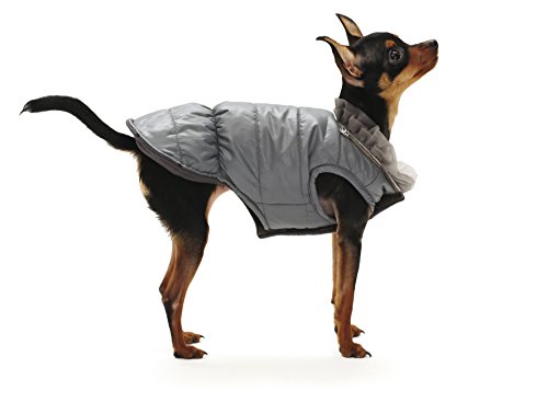 Croci Plüschjacke Feather für Hunde, 45 cm von Croci