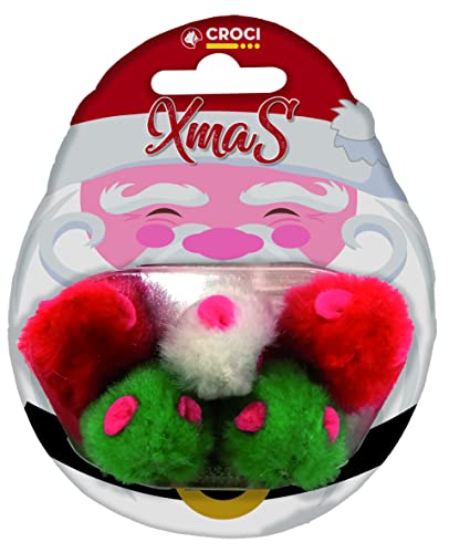 Croci Katzenspielzeug Xmas Mice Set 5 Stück von Croci