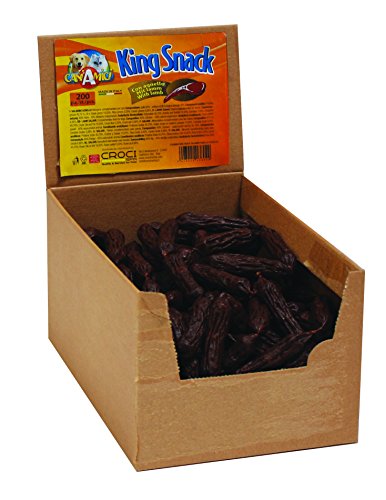 Croci King Snack Salami Lamm Display für Hunde, 12 Stück von Croci