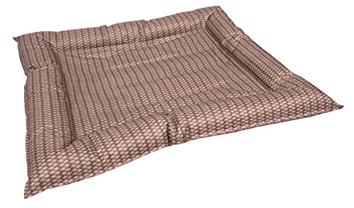 Croci Kühlmatte für Hunde mit gepolsterten Rändern aus Rattan. Erfrischt das Tier ohne zusätzliche Hilfsmittel wie Strom oder Wasser 77 x 63 cm - 1690 g von Croci