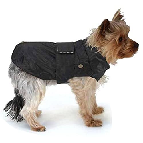 Croci Montreal - Hundemantel, Wintermantel, wasserdichte Jacke, Größe 45 cm, schwarz von Croci