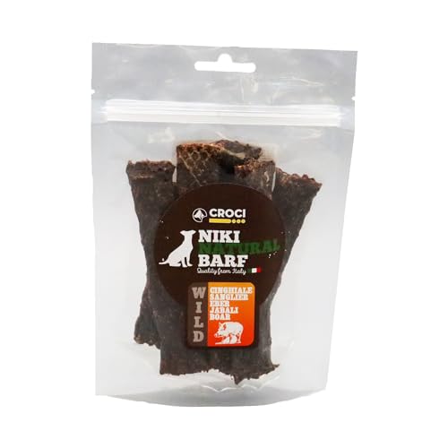 Croci Niki Natural Barf Wild Hundesnack 100% getrocknetes Fasanenfleisch, reich an natürlichen Proteinen, Barf-Diät für Hunde, ohne künstliche und konservierte Zusatzstoffe, 100 g von Croci