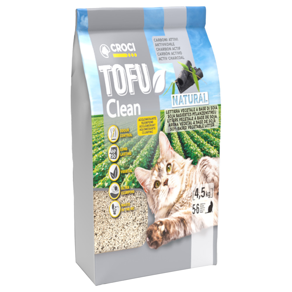 Croci Tofu Clean Active Katzenstreu - 4,5 kg von Croci