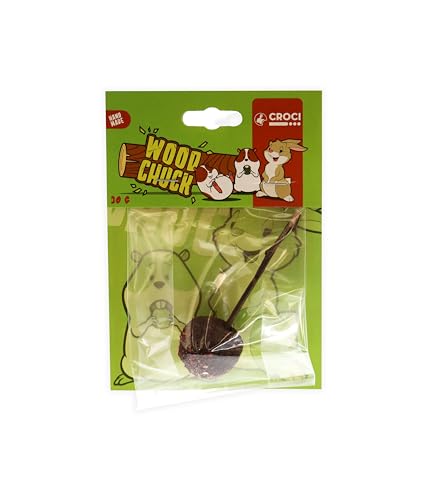 Croci Woodchuck Lolly Snack für Nagetiere, 100% natürlich, für Kaninchen, Hamster, Chinchillas und Meerschweinchen, 30 g von Croci