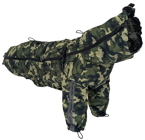 Croci Hiking - Regenmantel für Hunde, tragbar, Go Camouflage, Größe 30 cm - 182 g von Croci