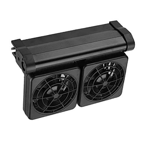 Cryfokt Aquarium-Kühlventilator, 12 V Gleichstrom, Einfach zu Bedienen, Sicheres Aquarium-Kühlventilatorsystem für Aquarienkühler (CN-Stecker, US-Stecker WW F2 Zweikopf) von Cryfokt