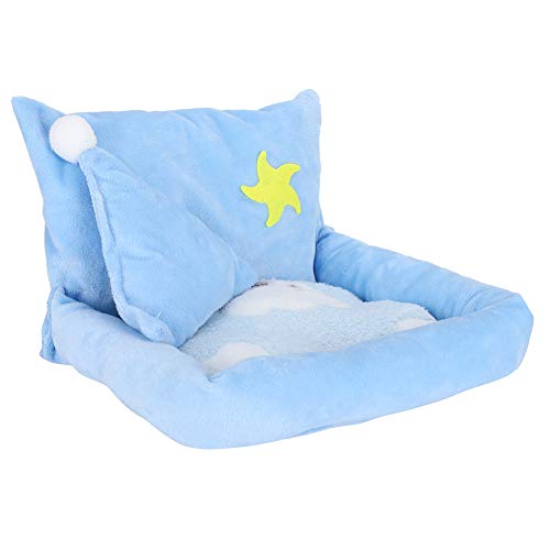 Cryfokt Haustier-Schlafsofa, Nestsofa für Kleine Haustiere, Mini-Kissen, Plüsch-Baumwollbett für Kleine Haustiere, Heimtierbedarf, Haustierkäfig-Dekoration von Cryfokt