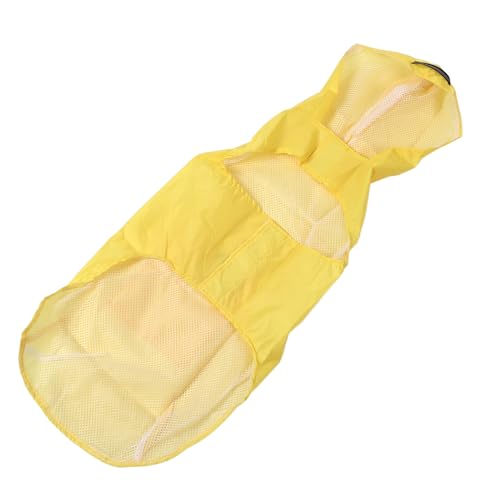 Cryfokt Hunderegenmantel, Hunde-Regenjacke, Wasserdichter Winddichter Hunde-Regenmantel mit Kapuze, Slicker-Poncho, Leichter, Reflektierender Hunde-Regenmantel mit Kapuze für (4XL) von Cryfokt