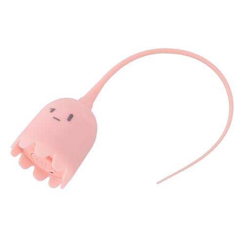 Cryfokt Selbstspielendes Haustierspielzeug, Silikon, Interessantes Elektrisches Katzenspielzeug, Interaktiv, 500 MAh, für Balkon für Zuhause (PINK) von Cryfokt