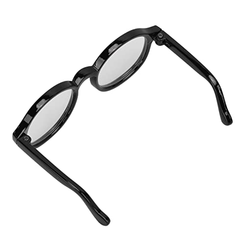 Haustierbrille, Katzenbrille, Niedliches Aussehen, Modisches Design, Verschleißfestes Kunststoffmaterial für Hunde für Halloween, Zubehör für Katzen (Black) von Cryfokt