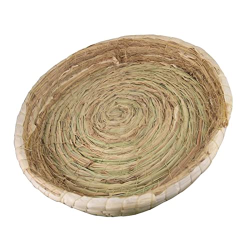 Katzenbett, Gewebtes Katzenbett, Warmer Süßer Schlafnestkorb für Katzen Hunde Kaninchen Gänse, Atmungsaktiv, Nicht Leicht zu Formen, Damit die Katze Schlafen und Ihre Krallen (Bodendurchmesser: 28 cm) von Cryfokt