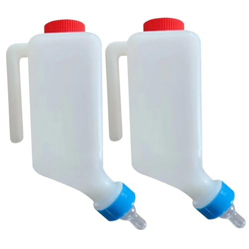 2pcs Babyflaschen 800 ml Lammbabyflasche mit Maßstab hängern von Csafyrt