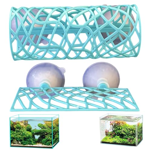 Betta Fischtankzubehör 2pcs 3,9x2,8x1,8 Zoll Silikon Aquariumhöhle Einfacher installieren Sie Betta -Höhle als Aquarien Habitat Dekoration von Csafyrt