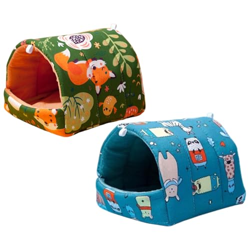 Csafyrt 2pcs Meerschweinchenbett 8x8 Zoll warm warm bequem Csafyrt 2pcs Meerschweinchenbett 8x8 Zoll warm warm bequem von Csafyrt