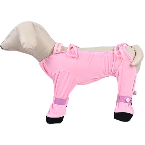 Csafyrt Hosentiefstiefel für Hunde, staubdichtes Halbpack Ice Seidenhund Hosheilstiefel, verstellbare Hundestiefel-Leggings mit Gurten, Nicht rutsch von Csafyrt