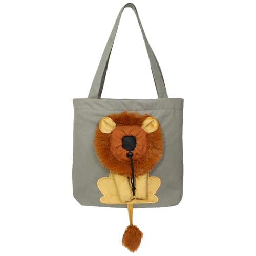 Hundetasche Träger 17x16 Zoll Baumwollkatze Bag Trägertasche mit Gesichtsloch tragbarer Hundetasche Tasche mit Schwanz von Csafyrt