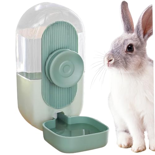 Kaninchenwasserspender, 800 ml Hanging Automatische Meerschweinchenwasserflasche, Anti-Drip-Vogelwasserspender für Kaninchen Chinchilla Meerschweinchen Igel Frettchen von Csafyrt