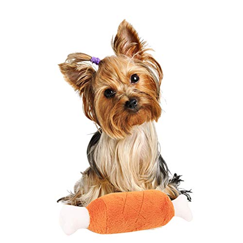 Csheng Dog Chew Toys Welpenzahnspielzeug Gesangsspielzeug Hühnerbein Hund Sounding Toy Bite Resistant Hundespielzeug Unzerstörbares Hundespielzeug Pet Toy Welpenspielzeug von Csheng