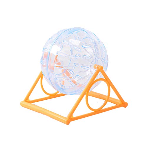 Csheng Hamster Ball Hamster Rad Hamster Rad Silent Hamster Running Ball Sportspielzeug Mit Halterung Laufrad Hamster Spielzeug Hamster Zubehör von Csheng