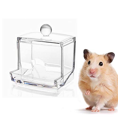 Csheng Hamster Futterbrunnen Hamsterfutterautomat Hamster Eichhörnchen Igel Futterautomat Wasserzufuhr Hamsterflasche Meerschweinchen Wasserflasche Futterspender von Csheng