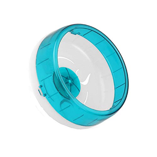 Csheng Hamster Spielzeug Hamster Rad Silent Hamster Rad Haustier Laufband Wind-Feuer Läufer Hamster Läufer Spielzeug Hamster Sport Laufrad Golden Silk Bear Roller Bluegreen von Csheng