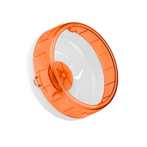 Csheng Hamster Spielzeug Hamster Rad Silent Hamster Rad Haustier Laufband Wind-Feuer Läufer Hamster Läufer Spielzeug Hamster Sport Laufrad Golden Silk Bear Roller orange von Csheng