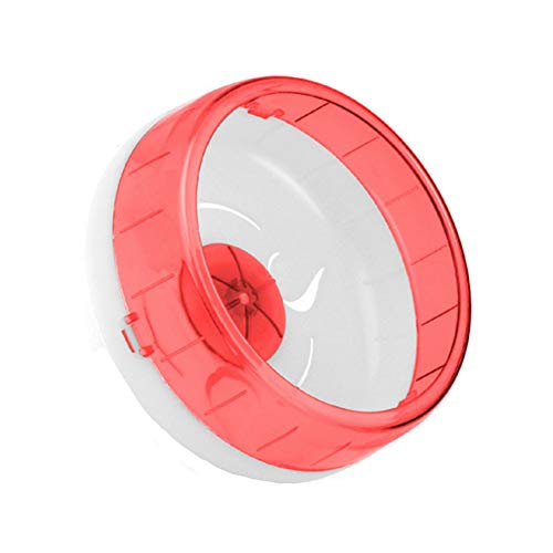 Csheng Hamster Spielzeug Hamster Rad Silent Hamster Rad Haustier Laufband Wind-Feuer Läufer Hamster Läufer Spielzeug Hamster Sport Laufrad Golden Silk Bear Roller raspberryred von Csheng