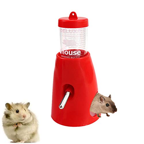 Csheng Hamster Trinkflaschen Hamster Feeder Kleines Haustier Trinken Zwei-in-einem Hamster Kühlraum Hamster Trinker Hamster Flasche Hamster Trinkbrunnen von Csheng