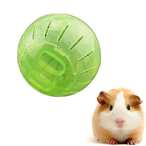 Csheng Hamsterrad Hamster Laufrad Laufrad Hamster Hamster In Eine Ball Spielzeug Stille Hamster Rad Hamster Stille Rad Hamster Übung Ball Holz Hamster Rad 12cm,Green von Csheng