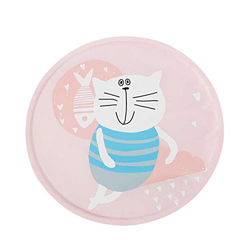 Csheng Haustier EIS Pad Haustier Kühlmatte Katze Kühlmatte Kühl Pad Haustier EIS Pad Sommer Kühlgel EIS Pad Kühlmatten Für Hunde Hund Kühlmatte Schlafbett Cool Halten pinkcat,Medium von Csheng