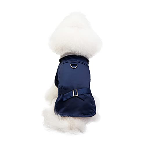 Csheng Haustier Kleidung Hund Kleidung Welpe Kleidung Frühling Herbst Herbst Katze Kleidung Anzug Hochzeitskleid Herbst Winter Anzug Für Verschiedene Indoor Outdoor Anlässe Urlaub Large,deep Blue von Csheng