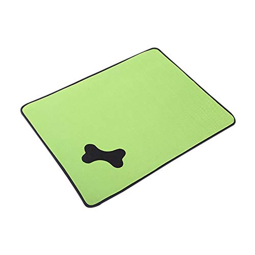 Csheng Haustier Kühlmatte Katze Kühlmatte Decke Für Tierbedarf Haustier Matte Sommer Haustier Matte Zwinger Matte Haustier Cool Matte Haustier EIS Pad Kühlmatte Hund Matte Sommer Green,Medium von Csheng