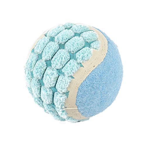 Csheng Hund Ball Hund Tennis Bälle Hund Kauen Welpe Beißspielzeug Kauen Spielzeug Haustier Training Tennis Spielzeug Molar Umweltschutz Interaktiver Training Ball Haustierzubehör 6,Blue von Csheng