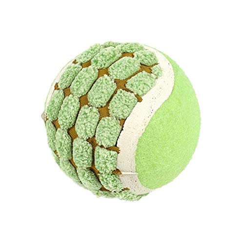 Csheng Hund Ball Hund Tennis Bälle Hund Kauen Welpe Beißspielzeug Kauen Spielzeug Haustier Training Tennis Spielzeug Molar Umweltschutz Interaktiver Training Ball Haustierzubehör 6,Green von Csheng