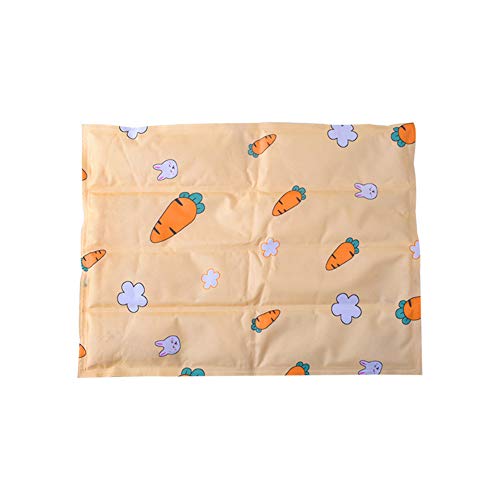 Csheng Hund Kühlmatte Hund Cool Pad Sommer Cartoon EIS Pad PVC Material Pet Gel EIS Pad Wasserdichtes Kühl Pad Haustier Kühlmatten Haustier EIS Seidenmatte Haustier Kühl Pad Carrot,Large von Csheng