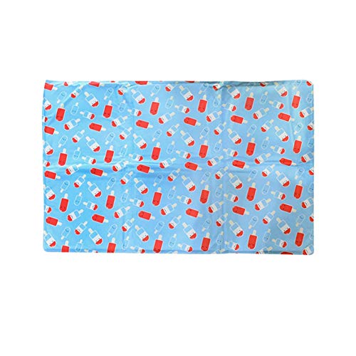 Csheng Hund Kühlmatte Hund Cool Pad Sommer Cartoon EIS Pad PVC Material Pet Gel EIS Pad Wasserdichtes Kühl Pad Haustier Kühlmatten Haustier EIS Seidenmatte Haustier Kühl Pad Popsicle,Large von Csheng