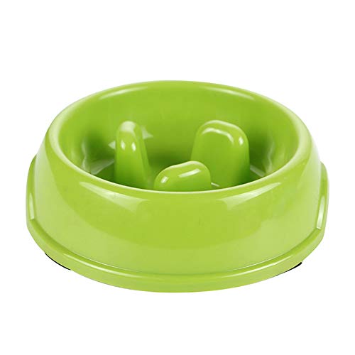 Csheng Hund Slow Feeder Bowl Slow Eating Dog Bowl Neue Seltsame Pet Bowl Anti-Choke Pet Slow Food Bowl Anti-Adipositas Hilft Bei Gesundem Slow Food Personalisierte Dog Bowl Dog Feeding Bowls Green von Csheng