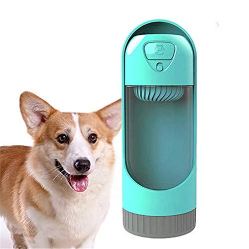 Csheng Hund Wasserflasche Zum Gehen Haustier Trinkbecher Hund Wasserflasche Aus Trinkwasserflasche Haustier Outdoor Liefert Sommer Tragbare Wasser Tasse Hund Trinkkessel Green von Csheng