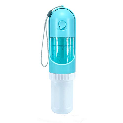 Csheng Hund Wasserflasche Zum Gehen Hund Wasserflasche Haustier Wasserflasche Tragbare Versenkbare Wasserbecher Futter Tasse Hundereise Begleitende Haustier Wasser Tasse Haustier Blue von Csheng